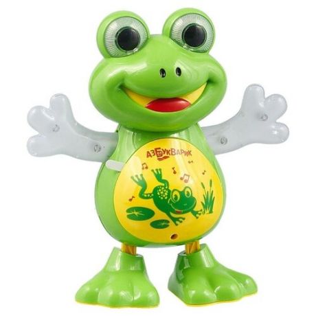 Развивающая игрушка Азбукварик Танцующая лягушка зеленый
