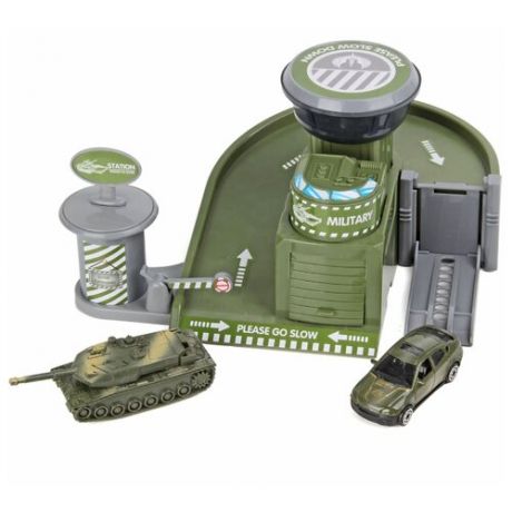Chengmei toys Военная база 72756 зеленый/серый