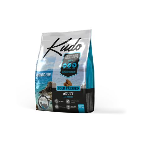 Сухой корм для собак Kudo для здоровья кожи и шерсти, океаническая рыба 2.5 кг