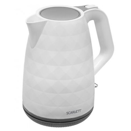 Чайник Scarlett SC-EK18P49, белый/серый