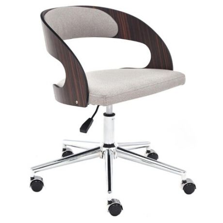 Компьютерное кресло TetChair Jazz офисное, обивка: текстиль, цвет: коричневый/серый 1811-43