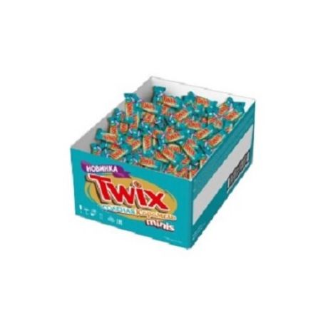Конфеты Twix minis соленая карамель, коробка 2.7 г