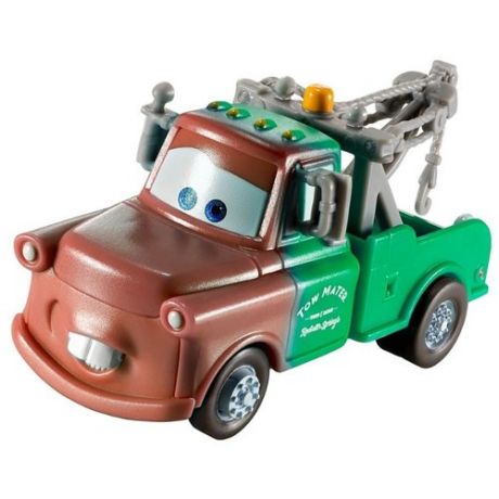 Погрузчик Mattel Cars Color Changers Мэтр (CKD15/DHF47) 1:55 8.5 см коричневый/зеленый
