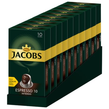 Кофе в капсулах Jacobs Espresso Intenso (100 капс.)