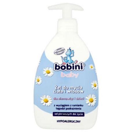 Bobini Baby Гель для мытья тела и волос с экстрактом ромашки 300 мл