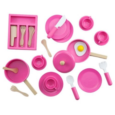 Набор посуды Troys WS005 розовый
