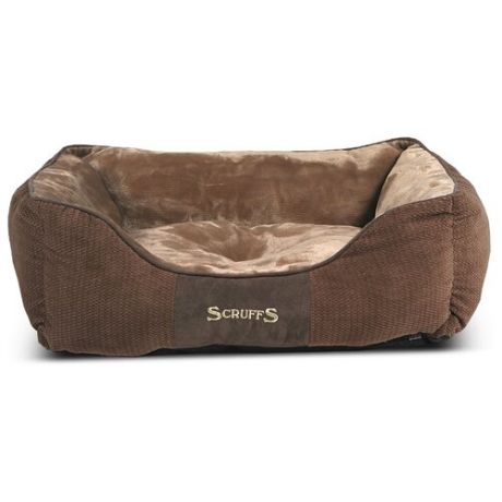 Лежак для собак Scruffs Chester Box Bed S 50х40 см коричневый
