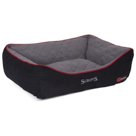 Лежак для собак Scruffs Thermal Box Bed M 60х50 см черный