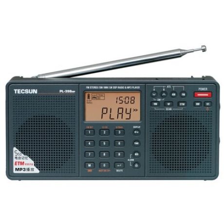 Радиоприемник Tecsun PL-398MP black