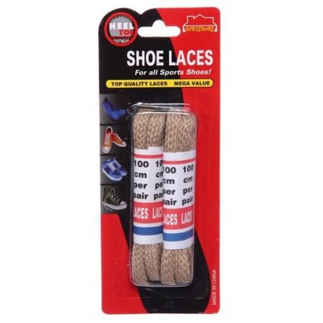 Шнурки для обуви Houseware 952-031, 2 пары бежевый