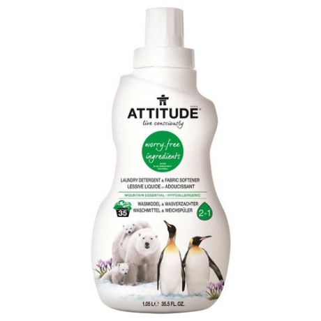 Гель ATTITUDE Mountain Essentials 2 в 1, 1.05 л, бутылка