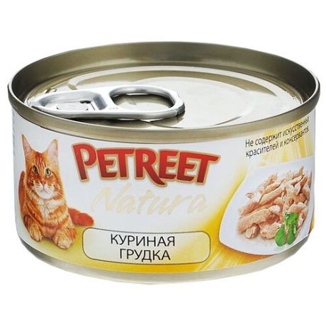 Корм для кошек Petreet Natura Куриная грудка (0.070 кг) 48 шт.