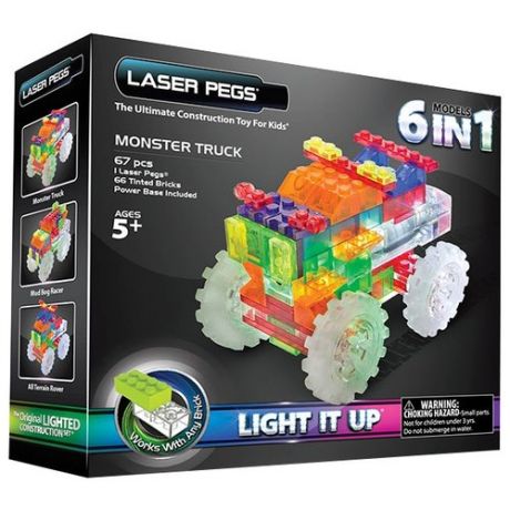 Конструктор Laser Pegs Zippy Do ZD110B Гигантский грузовик