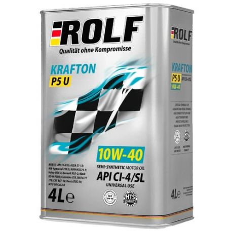Моторное масло ROLF Krafton P5 U 10W-40 4 л