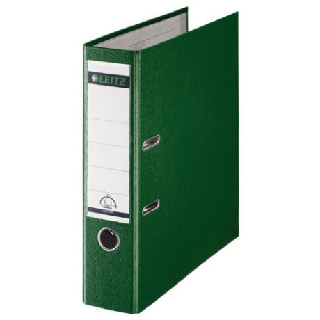 Leitz Папка-регистратор 180° А4, пластик, 80 мм зеленый