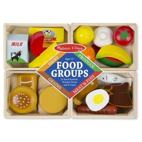 Набор продуктов Melissa & Doug Food Groups 271 разноцветный