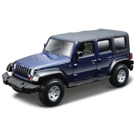 Внедорожник Bburago Street Fire Jeep Wrangler Unlimited Rubicom (18-43000/1) 1:32 синий