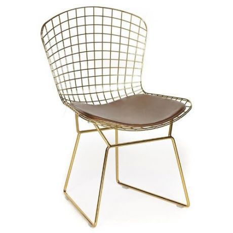 Комплект стульев TetChair Bazalt, металл, 2 шт., цвет: золото