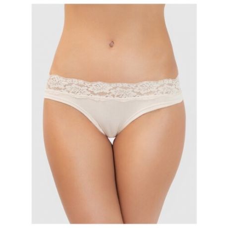 Vis-a-Vis Трусы бразилиано Delicate с кружевным поясом, размер XS, beige