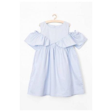 Платье 5.10.15 размер 128, голубой