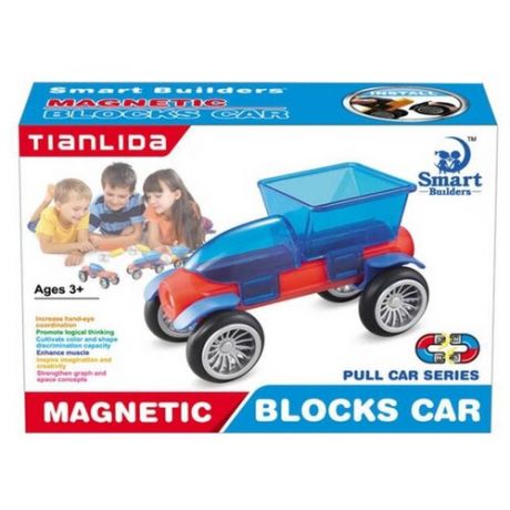 Магнитный конструктор Smart Builders Magnetic Blocks Car 383j Машинка