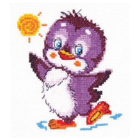 Чудесная Игла Набор для вышивания Крошка пингвинёнок 11 х 12 см (18-49)