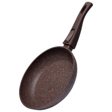 Сковорода Fissman Smoky stone 4372 26 см, съемная ручка, коричневый