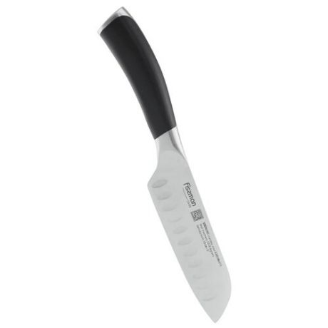 Fissman Нож сантоку Kronung 13 см черный
