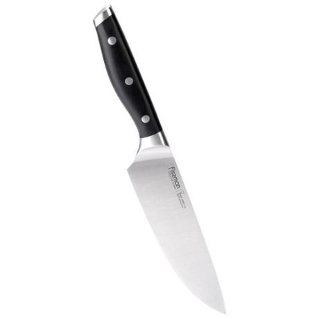 Fissman Нож поварской Demi chef 20 см серебристый/черный