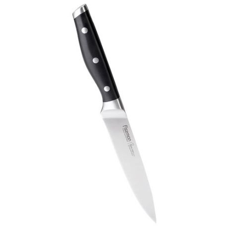 Fissman Нож гастрономический Demi chef 18 см серебристый/черный