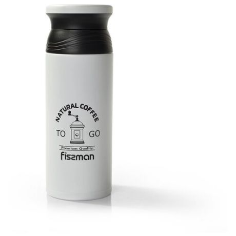 Классический термос Fissman Natural Coffee (0.5 л) белый