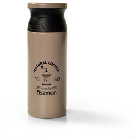 Классический термос Fissman Natural Coffee (0.5 л) бежевый
