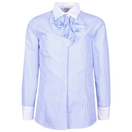 Рубашка Aletta размер 174, белый/голубой