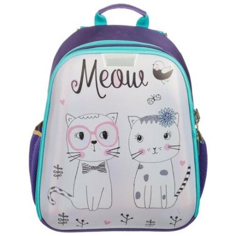 №1 School Ранец Meow, фиолетовый