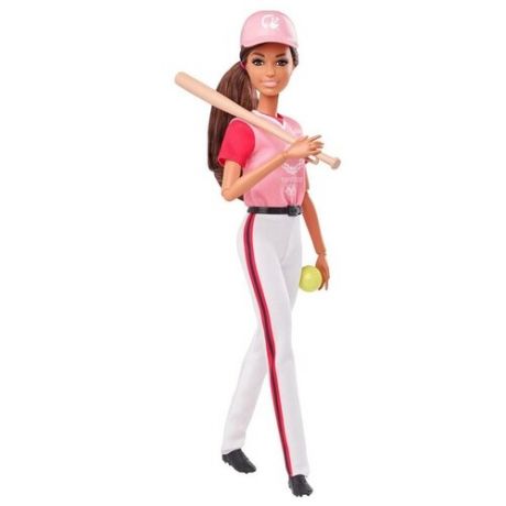 Кукла Barbie Олимпийская спортсменка Софтбол, 30 см, GJL77