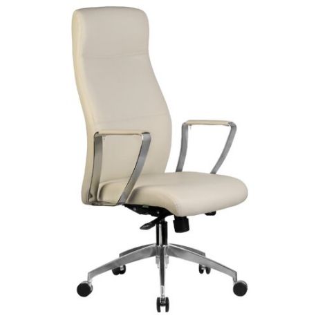 Компьютерное кресло Рива 9208 для руководителя, обивка: искусственная кожа, цвет: бежевый