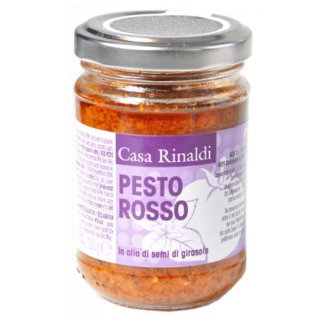 Соус Casa Rinaldi песто Rosso в подсолнечном масле, 130 г
