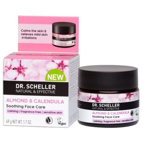 Dr. Scheller Cosmetics Almond & Calendula Успокаивающий крем для лица Миндаль и календула, 50 мл