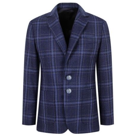 Пиджак Malip размер 158, синий/клетка