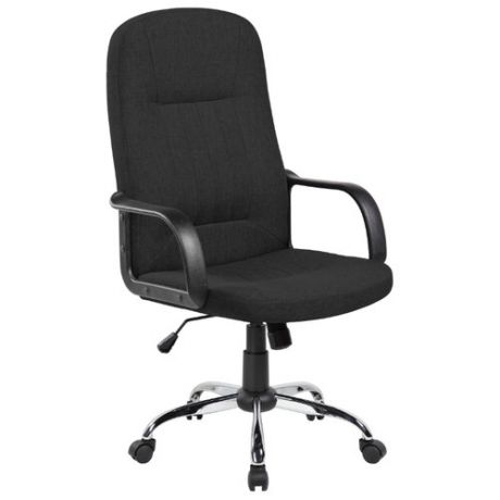 Компьютерное кресло Рива RCH 9309-1J для руководителя, обивка: текстиль, цвет: черный