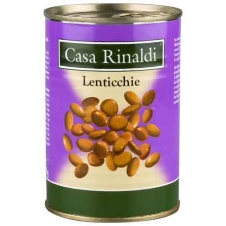 Чечевица Lenticchie Casa Rinaldi жестяная банка 400 г