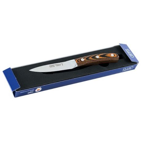 GIPFEL Нож для чистки Tiger 9 см серебристый/коричневый