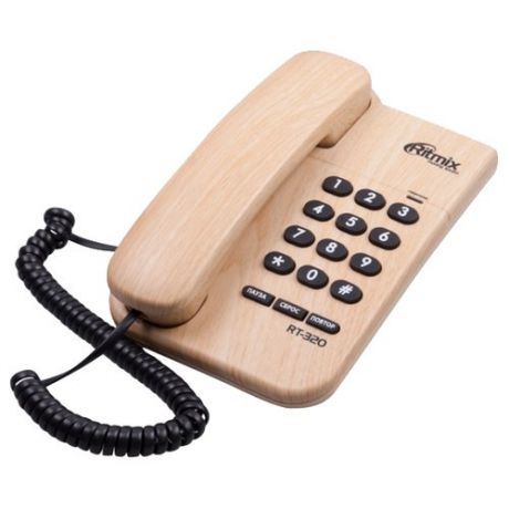 Телефон Ritmix RT-320 light wood