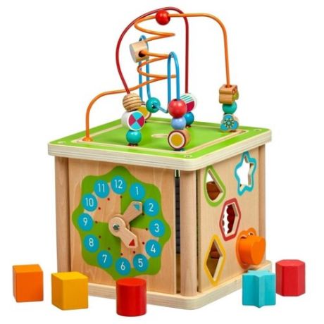 Развивающая игрушка Lucy & Leo Умный куб разноцветный