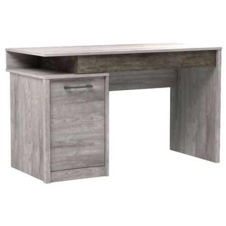 Письменный стол СБК Денвер, 130х60 см, цвет: риббек серый/камень темный
