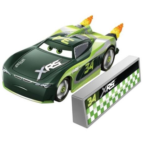 Легковой автомобиль Mattel Cars Стив Слик Ла Пейдж (GKB87/GKB92) 1:55 зеленый