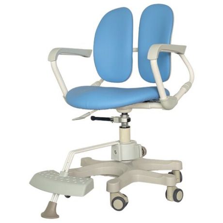 Компьютерное кресло DUOREST Kids DR-280DDS детское, обивка: искусственная кожа, цвет: MILKY BLUE