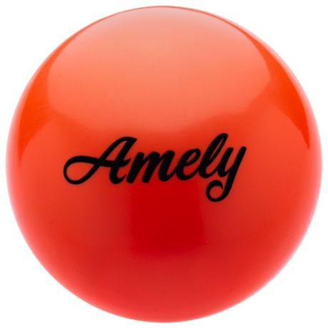 Мяч для художественной гимнастики Amely AGB-101 19 см оранжевый