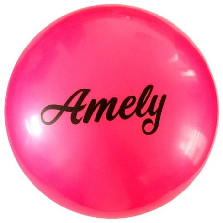 Мяч для художественной гимнастики Amely AGB-101 19 см розовый
