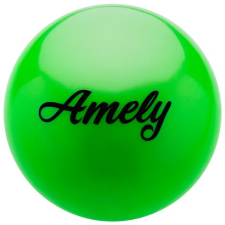 Мяч для художественной гимнастики Amely AGB-101 19 см зеленый